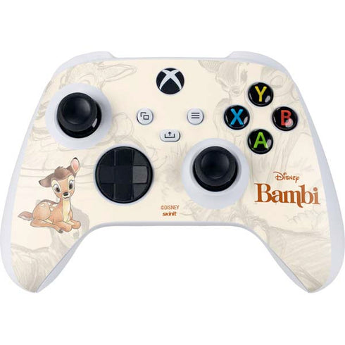 Disney Bambi Sketched Portrait Xbox Series S Controller Skin
